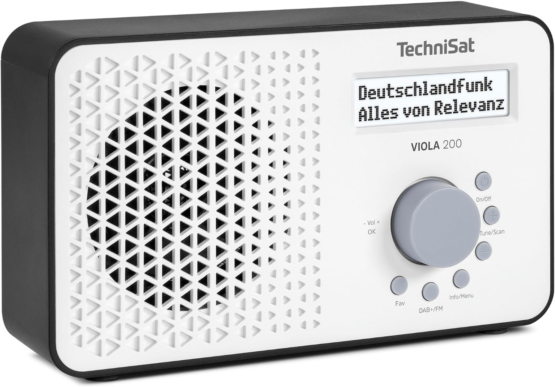 TechniSat Viola 200 - tragbares DAB+/UKW-Radio mit LCD-Display