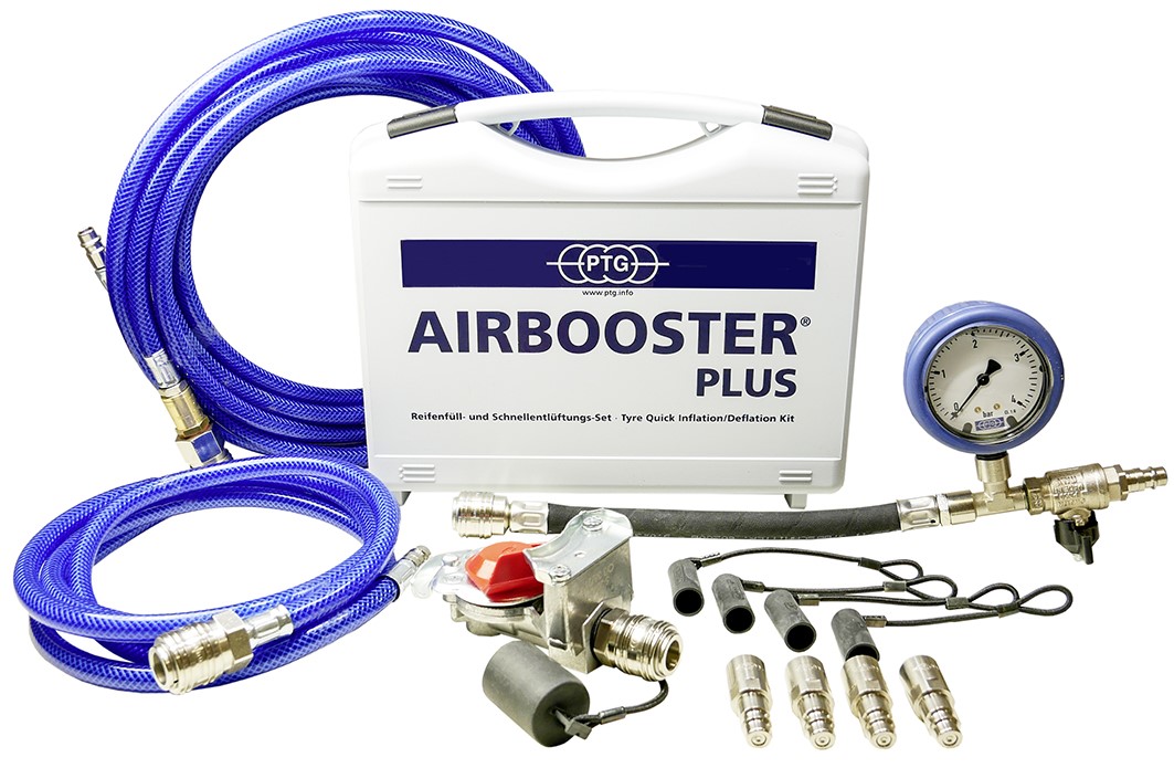 AIRBOOSTER PLUS REIFENFÜLL- UND SCHNELLENTLÜFTUNG SET INKL. KOFFER